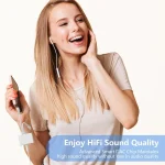 NK-109Pro USB-C/Type-C+8 Pin to USB+3.5mm+USB-C/Type-C Multifunctional Audio Adapter - Image 8