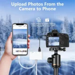 NK-109Pro USB-C/Type-C+8 Pin to USB+3.5mm+USB-C/Type-C Multifunctional Audio Adapter - Image 9