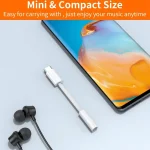 USB-C/Type-C to 3.5mm Audio Braided Adapter Cable - Image 6