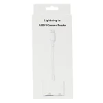 11cm 8 Pin Male to USB & 8 Pin Data Charging Cable Camera Reader Adapter, Support System above iOS 9.2 - Image 3