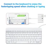 NK-107 3 in 1 Ethernet + USB + 8 Pin Charging Female Ports to 8 Pin Male OTG Digital Video Converter Cable - Image 9