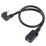 U-shaped USB-C / Type-C Male to Micro USB Female Extension Cable - Image 2