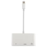 3 in 1 1080P HDMI + USB + 8 Pin Charging Female Ports to 8 Pin Male OTG Digital Video Converter Cable - Image 2