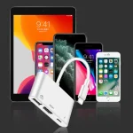 3 in 1 1080P HDMI + USB + 8 Pin Charging Female Ports to 8 Pin Male OTG Digital Video Converter Cable - Image 13