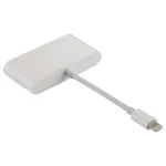 3 in 1 1080P HDMI + USB + 8 Pin Charging Female Ports to 8 Pin Male OTG Digital Video Converter Cable - Image 3