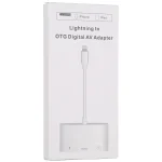 3 in 1 1080P HDMI + USB + 8 Pin Charging Female Ports to 8 Pin Male OTG Digital Video Converter Cable - Image 5