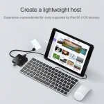 3 in 1 1080P HDMI + USB + 8 Pin Charging Female Ports to 8 Pin Male OTG Digital Video Converter Cable - Image 9