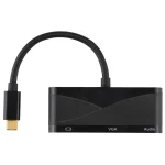 V83 USB-C / Type-C to 4K HDMI / VGA + 3.5mm Audio + USB Multi-function Adapter - Image 3