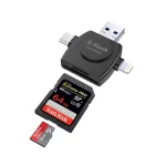 X-Flash R01 3 in 1 8 Pin + USB-C / Type-C + Micro USB Interface SD / TF Card Reader - Image 7