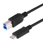 USB-C 3.1 / Type-C Male to USB BM Data Cable, Length: 1m - Image 4