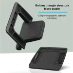 SD-001 2 PCS Desktop Foldable Mini Holder, Specification: ABS - Image 12