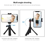 PULUZ Selfie Sticks Tripod Mount + Phone Clamp with Tripod Adapter & Long Screw - Image 6