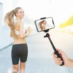 PULUZ Selfie Sticks Tripod Mount + Phone Clamp with Tripod Adapter & Long Screw - Image 8
