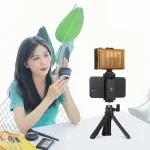 PULUZ Selfie Sticks Tripod Mount + Phone Clamp with Tripod Adapter & Long Screw - Image 9