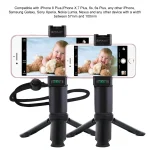 PULUZ Folding Plastic Tripod + Vlogging Live Broadcast Handheld Grip ABS Mount with Cold Shoe & Wrist Strap for iPhone, Galaxy, Huawei, Xiaomi, Sony, HTC, Google and other Smartphones - Image 11