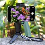 PULUZ Folding Plastic Tripod + Vlogging Live Broadcast Handheld Grip ABS Mount with Cold Shoe & Wrist Strap for iPhone, Galaxy, Huawei, Xiaomi, Sony, HTC, Google and other Smartphones - Image 13