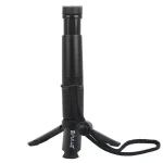 PULUZ Folding Plastic Tripod + Vlogging Live Broadcast Handheld Grip ABS Mount with Cold Shoe & Wrist Strap for iPhone, Galaxy, Huawei, Xiaomi, Sony, HTC, Google and other Smartphones - Image 3