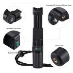 PULUZ Folding Plastic Tripod + Vlogging Live Broadcast Handheld Grip ABS Mount with Cold Shoe & Wrist Strap for iPhone, Galaxy, Huawei, Xiaomi, Sony, HTC, Google and other Smartphones - Image 5