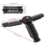 PULUZ Folding Plastic Tripod + Vlogging Live Broadcast Handheld Grip ABS Mount with Cold Shoe & Wrist Strap for iPhone, Galaxy, Huawei, Xiaomi, Sony, HTC, Google and other Smartphones - Image 6