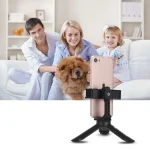PULUZ Folding Plastic Tripod + Horizontal / Vertical Shooting Metal Clamp with Cold Shoe for iPhone, Galaxy, Huawei, Xiaomi, Sony, HTC, Google and other Smartphones - Image 13