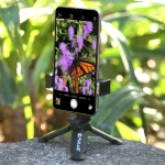 PULUZ Folding Plastic Tripod + Horizontal / Vertical Shooting Metal Clamp with Cold Shoe for iPhone, Galaxy, Huawei, Xiaomi, Sony, HTC, Google and other Smartphones - Image 14