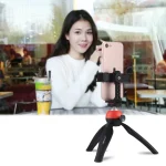 PULUZ 360 Degree Rotating Universal Horizontal Vertical Shooting Phone Metal Clamp Holder Bracket, For iPhone, Galaxy, Huawei, Xiaomi, Sony, HTC, Google and other Smartphones - Image 9