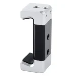 PULUZ Universal Phone Aluminum Alloy Clamp Holder Bracket with Cold Shoe For iPhone, Galaxy, Huawei, Xiaomi, Sony, HTC, Google and other Smartphones - Image 3