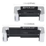 PULUZ Universal Phone Aluminum Alloy Clamp Holder Bracket with Cold Shoe For iPhone, Galaxy, Huawei, Xiaomi, Sony, HTC, Google and other Smartphones - Image 5
