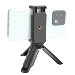 PULUZ Mini Plastic Tripod + Universal Phone Clamp Bracket, For iPhone, Galaxy, Huawei, Xiaomi, Sony, HTC, Google and other Smartphones