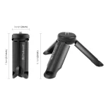 PULUZ Mini Plastic Tripod + Universal Phone Clamp Bracket, For iPhone, Galaxy, Huawei, Xiaomi, Sony, HTC, Google and other Smartphones - Image 3