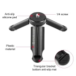 PULUZ Mini Plastic Tripod + Universal Phone Clamp Bracket, For iPhone, Galaxy, Huawei, Xiaomi, Sony, HTC, Google and other Smartphones - Image 4
