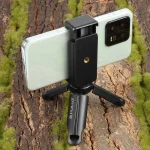 PULUZ Mini Plastic Tripod + Universal Phone Clamp Bracket, For iPhone, Galaxy, Huawei, Xiaomi, Sony, HTC, Google and other Smartphones - Image 7