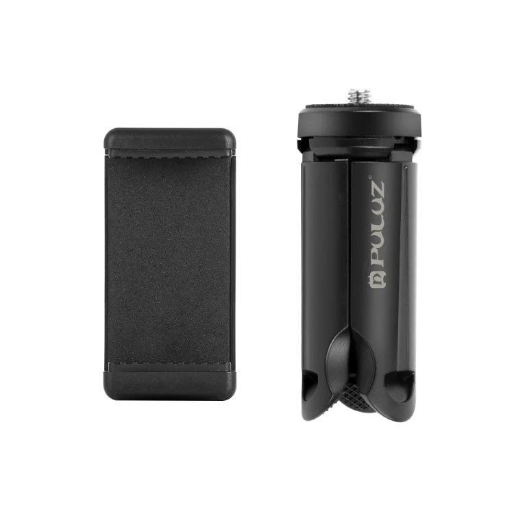 PU373_8.webp PULUZ Mini Plastic Tripod + Universal Phone Clamp Bracket, For iPhone, Galaxy, Huawei, Xiaomi, Sony, HTC, Google and other Smartphones - Image 9
