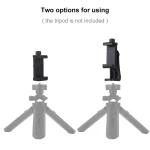 PULUZ 360 Degree Rotating Universal Horizontal Vertical Shooting Phone Clamp Holder Bracket for iPhone, Galaxy, Huawei, Xiaomi, Sony, HTC, Google and other Smartphones - Image 7
