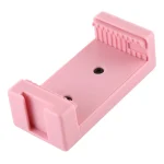 PULUZ Selfie Sticks Tripod Mount Phone Clamp with 1/4 inch Screw Holes & Cold Shoe Base, Clamp Pink, Clamp Black - Image 3