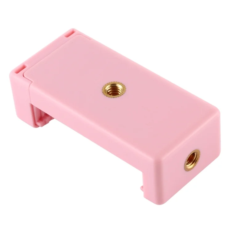 PU448F_2.webp PULUZ Selfie Sticks Tripod Mount Phone Clamp with 1/4 inch Screw Holes & Cold Shoe Base, Clamp Pink, Clamp Black - Image 4