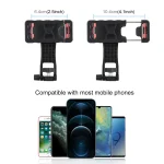 PULUZ 360 Degree Rotating Horizontal Vertical Shooting Phone ABS Clamp Holder Bracket For iPhone, Galaxy, Huawei, Xiaomi, Sony, HTC, Google and other Smartphones, Plastic Clamp - Image 4