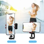 PULUZ 360 Degree Rotating Horizontal Vertical Shooting Phone ABS Clamp Holder Bracket For iPhone, Galaxy, Huawei, Xiaomi, Sony, HTC, Google and other Smartphones, Plastic Clamp - Image 5