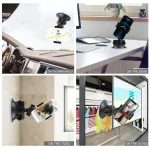 PULUZ 360 Degree Rotating Suction Cup Clamp Holder Bracket For iPhone, Galaxy, Huawei, Xiaomi, Sony, HTC, Google and other Smartphones, Phone Suction Cup Mount - Image 6