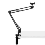 PULUZ Live Broadcast Desktop Articulating Arm Holderwith Phone Clamp, Phone Clamp - Image 2