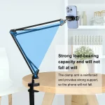 PULUZ Live Broadcast Desktop Articulating Arm Holderwith Phone Clamp, Phone Clamp - Image 6