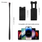PULUZ Silicone Flexible Clip Mount Holder with Phone Clamp for Phones / GoPro, Silicone Flexible Clip - Image 2