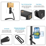 PULUZ Silicone Flexible Clip Mount Holder with Phone Clamp for Phones / GoPro, Silicone Flexible Clip - Image 3