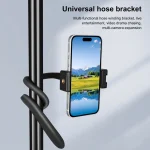PULUZ Silicone Flexible Clip Mount Holder with Phone Clamp for Phones / GoPro, Silicone Flexible Clip - Image 5