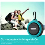 C6 Outdoor Waterproof Bluetooth Speaker with Suction, Support Hands-free Calling - Image 8