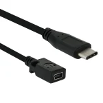 USB-C / Type-C 3.0 Male to Mini USB Female Cable Adapter - Image 3