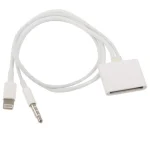 8 Pin Audio Adapter, Not Support iOS 10.3.1 or Above Phone(White) - Image 3