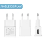 Charger Sync Cable + EU Plug Travel Charger(White) - Image 3