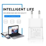 Charger Sync Cable + EU Plug Travel Charger(White) - Image 5