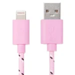 2m Nylon Netting USB Data Transfer Charging Cable For iPhone, iPad